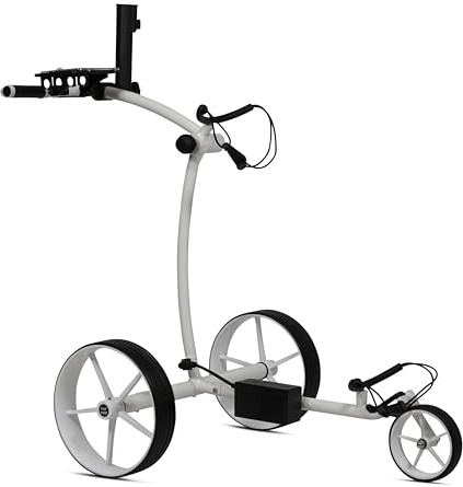 tour made RT-670S Golftrolley elektrisch I nur 5,5 kg I inkl. Parkbremse | Mit Bergabfahrbremse & Hangausgleich, pefekt für bergige Plätze I NEU I Premium-Elektro-Golftrolley I Deutsche Markenqualität