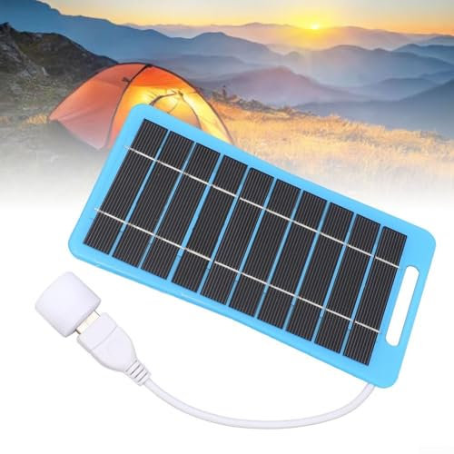 5PCS Solar Power Bank 5W 5V, Waterproof Outdoor Portable USB Battery Cell Phone Charger for Smartphones, Tablets and More, Solar Car Battery Charger & Maintainer
