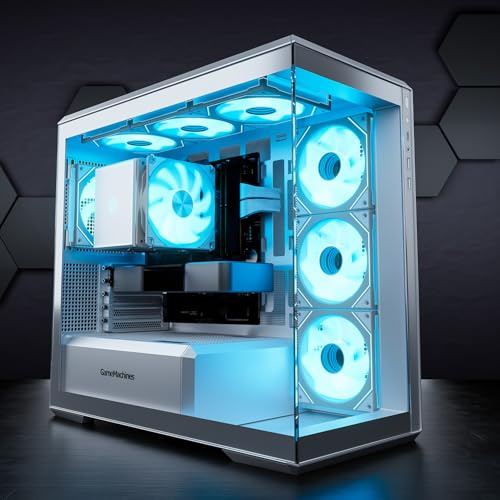 GameMachines Fury Snow Edition - Gaming PC - AMD Ryzen 7 5700X - Radeon RX 9060 (8GB) - 1TB SSD - 32GB DDR4 - WLAN - Win 11 Pro