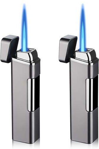 Mechero de metal resistente al viento, sin gas butano, recargable y electrónico, llama fuerte para exteriores, velas, barbacoa, regalo