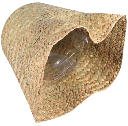 TOYANDONA Panier Tressé Artisanal Jonc de Mer pour Fleurs et Plantes Hydroponiques Décor pour Balcon et Salon Corbeille Décorative Naturelle Pot de Plante Polyvalent Attrayant