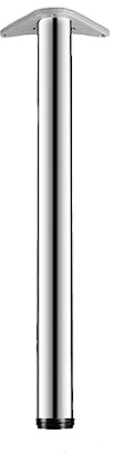 Gambe da tavolo regolabili in metallo, design cilindrico elegante per piani di lavoro della cucina, scrivanie e bar per la colazione, altezza personalizzabile 110 cm, con viti di facile installazione