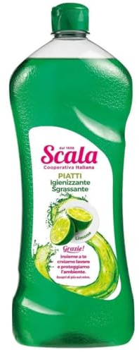 Scala Detersivo Piatti - IGIENIZZANTE Sgrassante - Limone 6PZ X 750ml