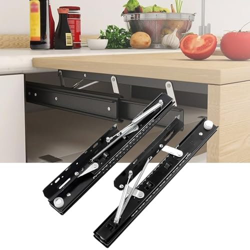 Robuste Schubladenschienen, Vollauszugskugellager mit Softclose für reibungslosen Betrieb, ideal für Schränke und Möbel
