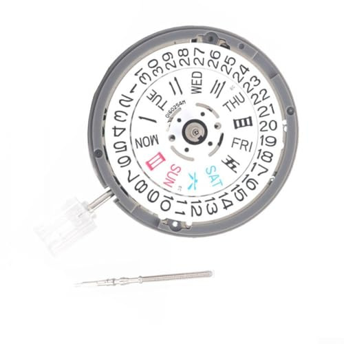 Movimiento de reloj, 1 pieza NH36 Movimiento mecánico automático Función de calendario dual Metal Craft para reparación de relojes profesionales