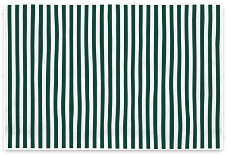 2 Seitenteile Seitenwände Seitenplanen ohne Fenster für PE-Pavillon Partyzelt 3 m grün weiß