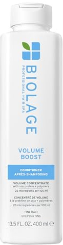 Biolage Volume Boost Conditioner - Weightless Moisture, Shine & Volume, Detangles Fine Hair, Soy Protein & Polymers, Vegan & Paraben-Free, 13.5 Fl Oz