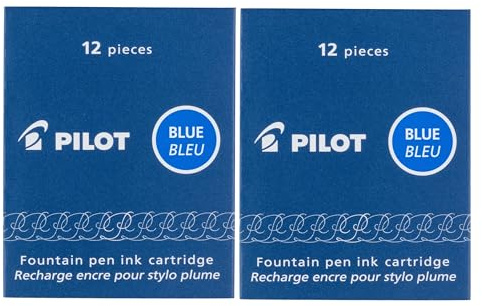 Pilot Namiki IC100 Lot de 2 cartouches d'encre pour stylo-plume Bleu