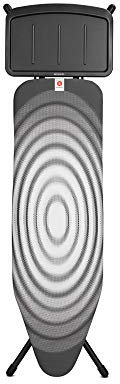 Brabantia Standard Ironing Board, Size B, Titan Oval - Limited Edition with Solid Steam Unit Holder, Metal