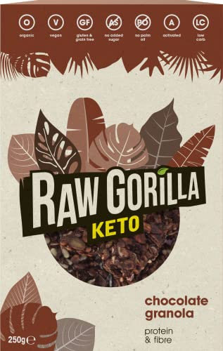 Organic Chocolate Granola Cereal Keto - 250g - RAWGORILLA