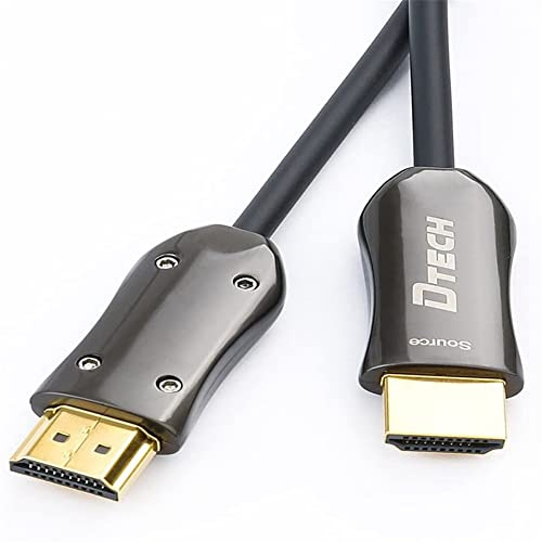 DTECH 30m Extra Long Fiber Optic HDMI Cable Supports 4K 60Hz at 18Gbps Ultra Slim High Speed 100ft