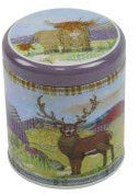 Emma Ball Highland Cow Caddy Tin