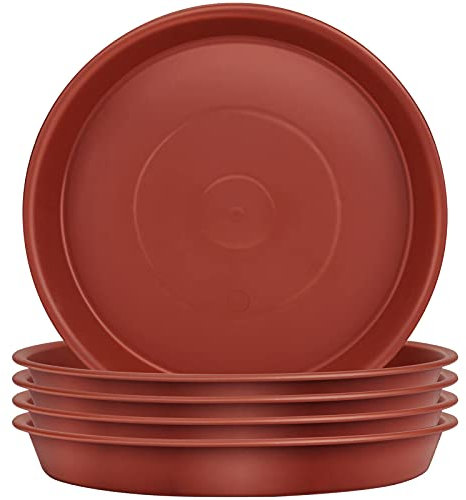 TStarJungle 5 Stück Blumentopf Untersetzer, Untersetzer für Blumentöpfe, Kunststoff Blumenuntersetzer für Innen- und Außenpflanzen - 30cm