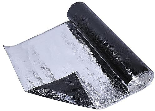 FENGSHOUU Asphalt Reparaturband Fugen Reparatur,Dachdeckerband,Selbstklebendes Reparaturband,Abdichtband,Isolierung Anti-UV,Für Metalldach/RV Markise/Fenster Dichtung/Boot (0.5x1m)