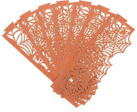IMIKEYA -kerzenlaternen Spinnennetz-papierverpackungen 50 Stück Halloween-Party-Dekorationen für Cupcake-verpackungen Backen Muffin-