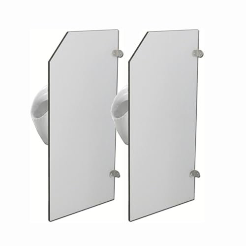 Urinal-Sieb, WC-Trennwand, 89,9 cm, Wandmontage, für Herren, Toilette, Sichtschutz, Trennwand für Schulen, Kindergärten, Einkaufszentren, 5 Stück (2 Stück)