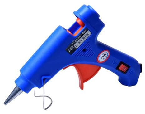 RUHEN Pistolet à Colle Chaude 20 W, bâtons de Colle de 7 mm, Mini Outil de réparation de température de Chaleur électrique, thermofusible Industriel