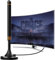 Antenna TV Interna Amplificata Potente Facile Installazione, Long Range Reception Antenna TV Portatile Support 4K 1080p VHF UHF DVB-T/DVB-T(Orange)