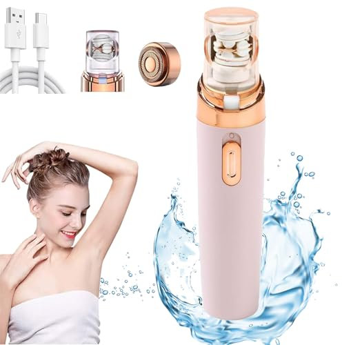Epibella - Epilatore per il viso indolore, epilatore epilatore facciale Epibella, epilatore epilatore per donne, per viso, mani, gambe, ascelle (ricaricabile-a)