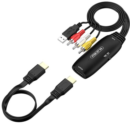 Storage Bag Convertitore HDTV compatto per collegare dispositivi vintage a moderni televisori HD e monitor 720p 1080p