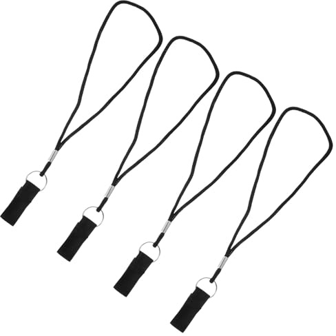 TEHAUX Lot de 4 Dragonnes Anti-Perte pour Cannes de Marche Sangles Confortables Légères en Tissu Doux Lanières Réglables pour Maintien Sécurisé des Cannes Accessoires Pratiques pour