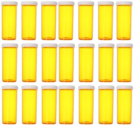 Gogogmee Contenedor de Pastillas de Plástico PP con Diseño Compacto, 24 Unidades, Seguro y Transparente para Uso Hogar y Ambientes Húmedos