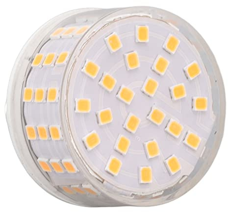 Lámpara LED E11 Bombilla de Maíz Brillante de Ahorro de Energía de 10 W sin Parpadeo para Gabinetes de Luces de Techo 1000 LM ABS 40 Mm (Luz cálida)