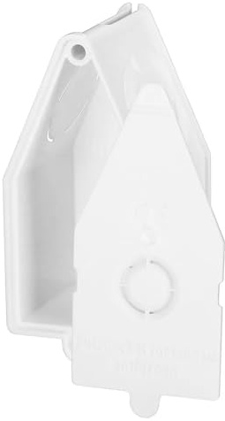 GAO 344900008 Wandleuchten-Anschlussdose (B x H x T) 31 x 60 x 31mm, 5 Stück, Weiß, Kunststoff, nicht wasserfest, 1 Stück
