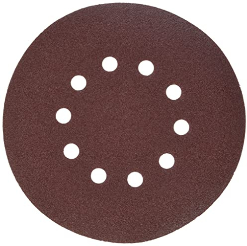 Matrix Schleifpapier Schleifscheiben Set 10Stück für Trockenbauschleifer DWS 600 710 710new und DWS 1200 1280 1280-2 (verschiedene Körnungen, mit Klett, 215mm Durchmesser, 130210020)