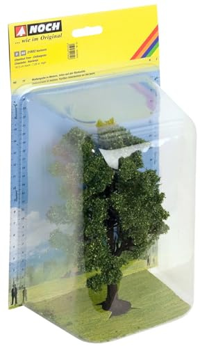 NOCH Kastanie, Modellbaum handkoloriert, 18,5 cm hoch für Spur 0 und H0, ideal für Architekturmodelle und DIY