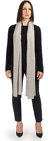 DALLE PIANE CASHMERE Écharpe Femme 100% Cachemire - Gris