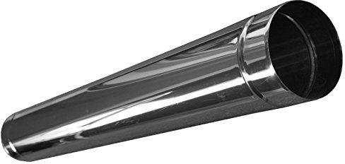 Rohr, Edelstahl EW, Länge 1,0 m, Durchmesser 160 mm Schornstein Sanierung Rauchrohr Ofenrohr Abgasrohr (160)