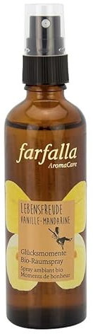 Farfalla Lebensfreude Bio-Raumspray Vanille Mandarine 75 ml