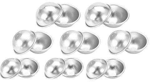 Leichte Form für Badekugeln, verschiedene Sets aus Aluminiumlegierung, Badeform, DIY, Form aus Metall, für Badebomben und zum Herstellen eigener Fizzles (3#)