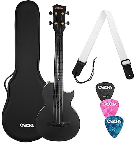 Ukulele Carbon Fibre Black Set