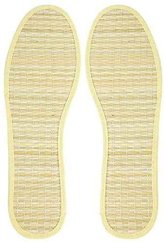 Japanwelt Les Tongs Zimtsohlen I mit 100% natürlichem Zimt, Einlegesohlen-Zimt Schuhsohlen, gegen Schweißgeruch Schweißfüße Anti-Schweiß, Schuh-Einlagen für Damen & Herren - 1 Paar, Seegras