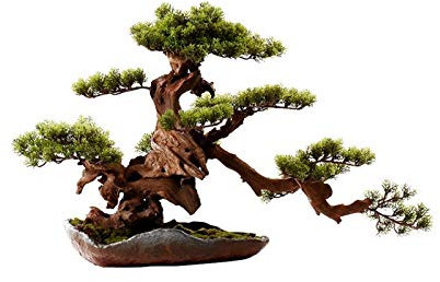 XXXXW Handmade Artificial Large Bonsai New Chinese Artificial Tree Outdoor Garden Home Decoration Simulation Tree Fake Potted Plant 23. 62 Inches Fake Plant