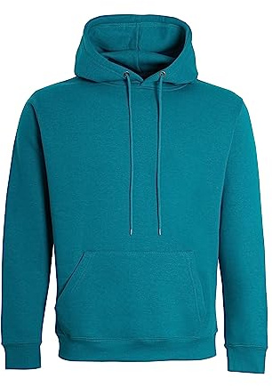 imporio 11 Women Ladies Oversized Pullover Plain Hoodie Top With Out Zip Hoodies Sweatshirt Top Jumper UK 10-18 (Jade Green, LARGE UK 14-16)