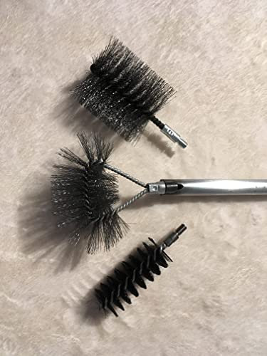 Stahl Kesselbürste staubfrei Kesselsaugbürste Heizkesselbürste Blitz Blank