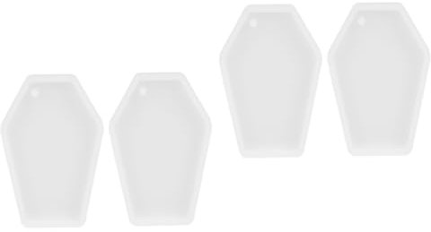 Abaodam 4stücke Gießformen Für Schlüsselanhänger Im Sarg-design Diy Epoxidharz Form Für Individuelle Anhänger Und Kreative Bastelprojekte Leicht Und Langlebig