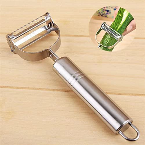 Pelapatate Multifunzione,Grattugie, Sbucciatore universale, Pelapatate, Acciaio Inox Peeler di Frutta, Adatto per Pelare per Mele, Carote, Cetriolo e Varie Verdure e Frutta
