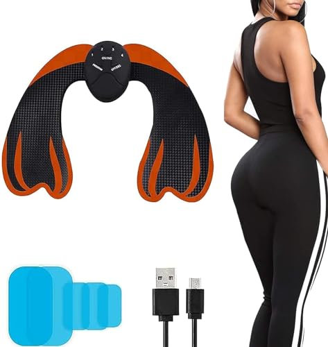 Elektrostimulatoren für Gesäßmuskulatur, intelligent, tragbar, 6 Modi und 9 Intensitätsstufen, für Home Office Gym Workout Ausrüstung für Gesäß/Beine, Training für Männer und Frauen