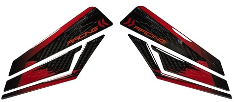 Tankpad 3D Kniepad Carbon Look kompatibel mit KTM 390 Duke orange X800442VA