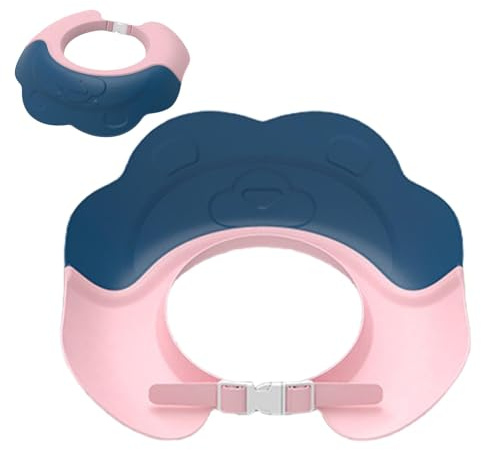 Baby-Haarwäscheschild – Baby-Duschhaube | Kinder-Duschhaube | Baby-Haarwaschschutz | Badevisierhut | Duschhaube für Kinder | sicheres Shampoo Dusche Badeschutz Badekappe weich verstellbar Visier Hut