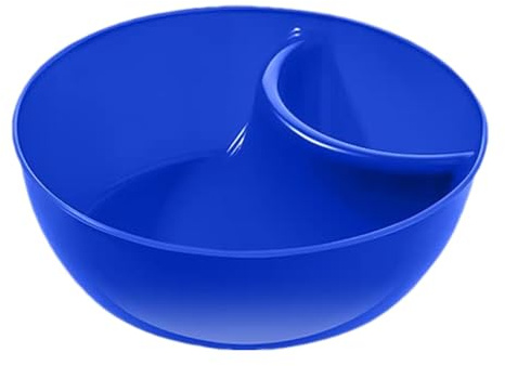 Bols De Puce Et Plongée Anti -loggy - De Portion De Céréales Divisées | Empilable Avec Section De Plongée, Bols Pour Cracker Et Pain, Plats Divisés Pour Entrées, Snacks Pour Fêtes