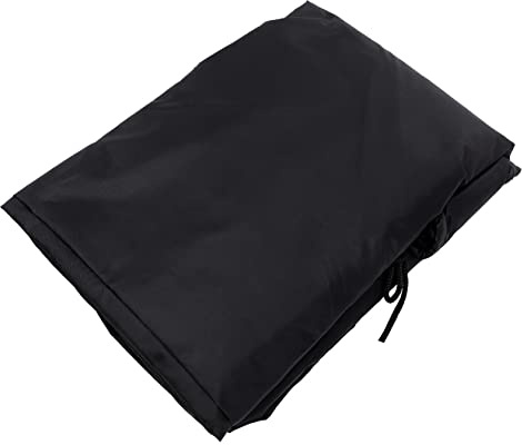 ibasenice Funda Protectora Para Muebles De Exterior Jardín, Cubierta Resistente 210d Oxford 86.5x86.5x76.5 Cm, Protección Contra Polvo y Agua Para Terraza y Barbacoa Negra