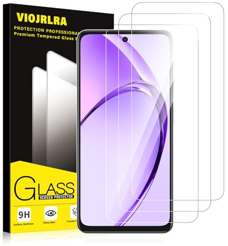 Viojrlra 3 Pezzi, Vetro Temperato per OPPO A40/OPPO A40m, 9H Durezza HD Trasparente Pellicola Prottetiva, Anti Graffio, Anti-Impronte, Senza Bolle, Ultra Resistente Protezione Schermo