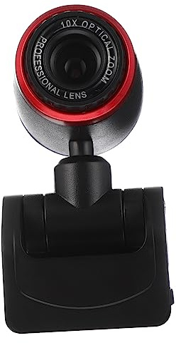 Uonlytech Webcam 640x480 Microfono Integrato Messa a Fuoco Automatica e USB in Abs Videocamera per Computer per Video Meeting e Corsi Online