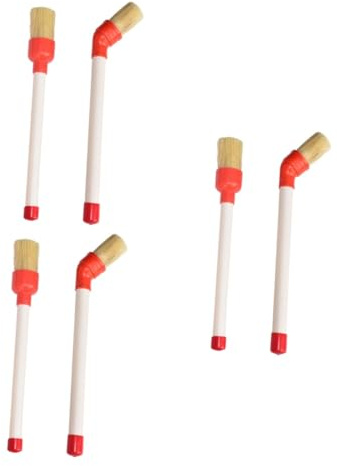 Alipis Cepillos para Detalle De Automóviles Cepillo para Engrasar Neumáticos Y Limpiar Llantas para Reducidos Y Aplicación De Grasa Herramienta De Limpieza De Ruedas 2 Piezas X 3