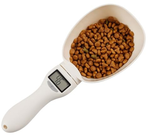 Balance De Cuillère Numérique 800g/1g Précision, Écran LCD Poignée Amovible Multifonctions De Cuisine, Cuillère Balance Digitale Pour Peser Croquette Chien Lait Poudre Épices Café Aliments